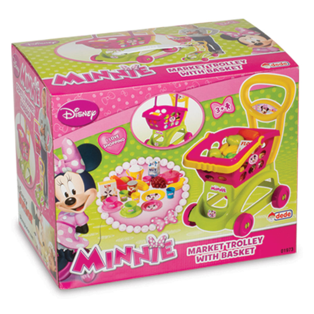 Minnie Mouse Sepetli Market Arabası