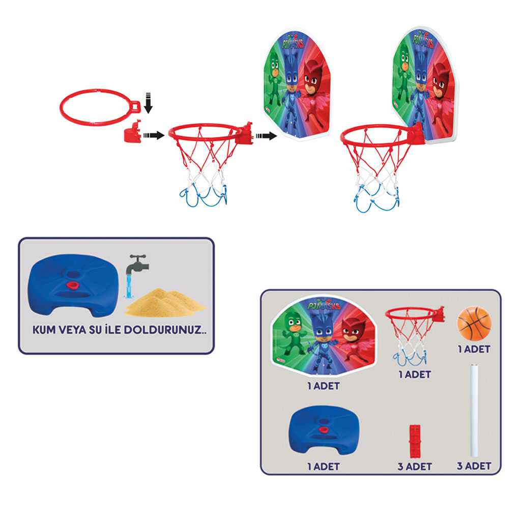 PJ Masks Ayaklı Basketbol Set