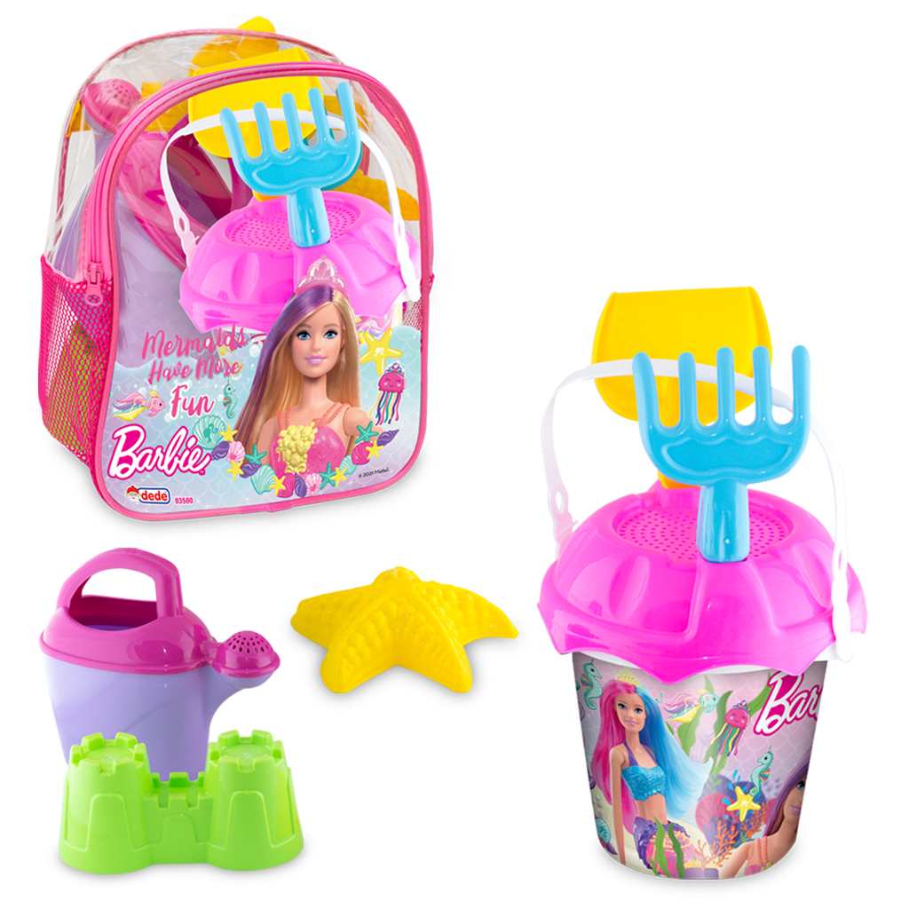 Barbie Resimli Sırt Çantalı Plaj Set