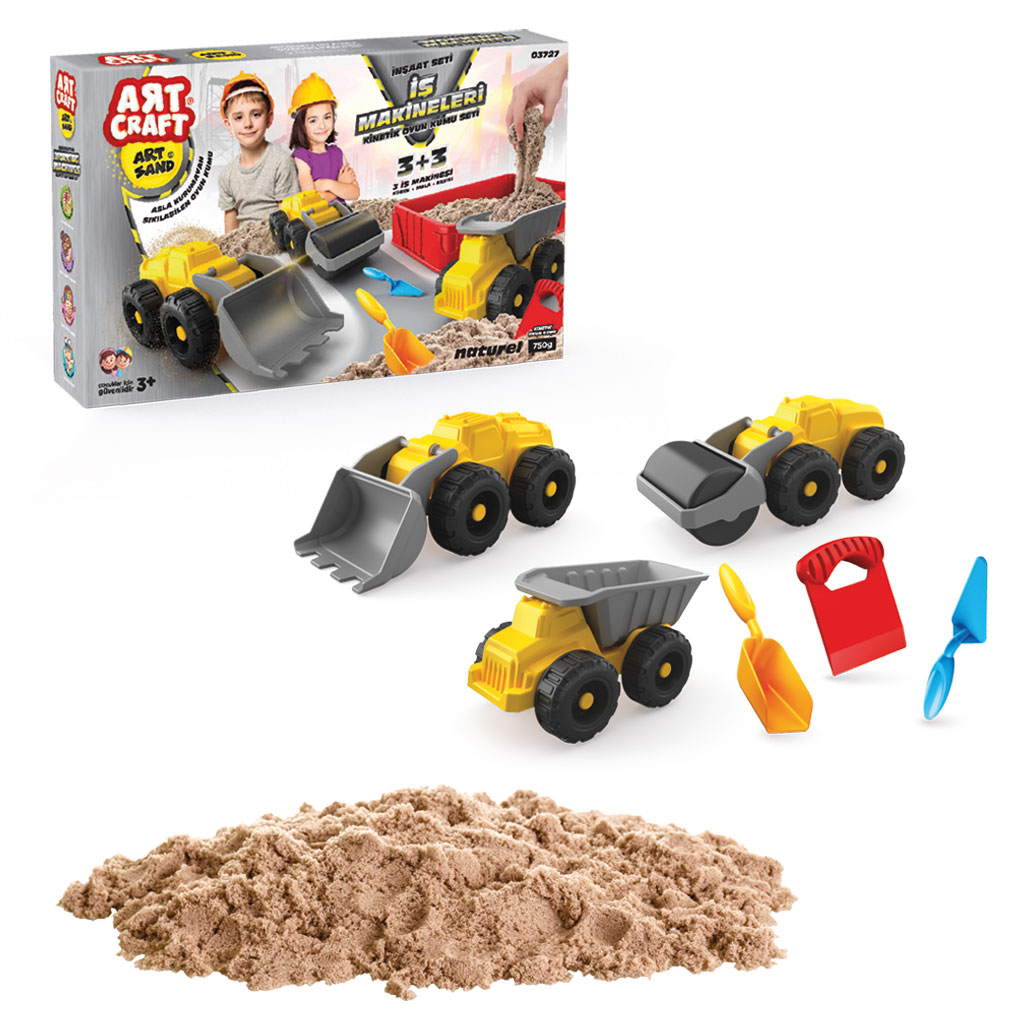 Working Machines Kinetic Play Sand Set