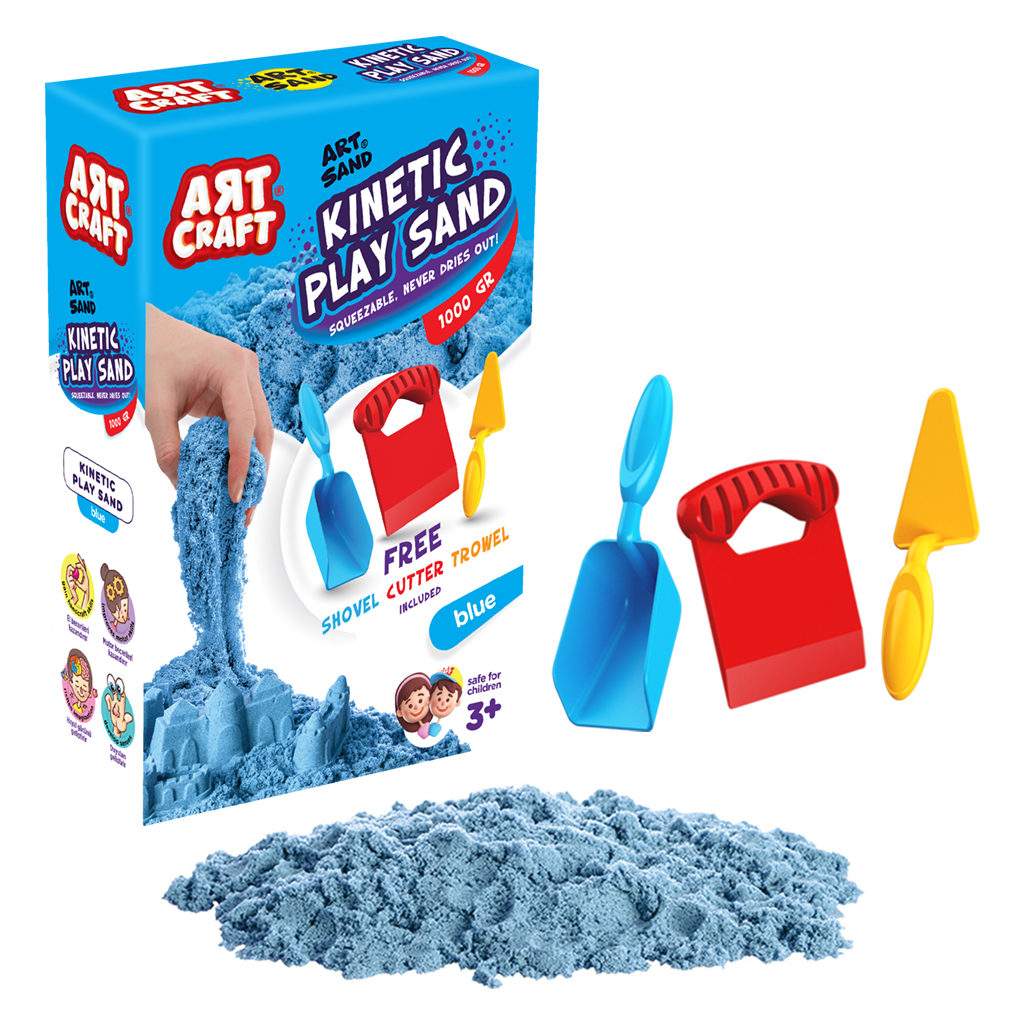 Art Craft 1000 gr Modelling Sand Blue