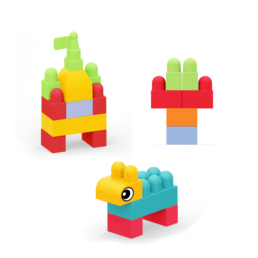 Yumuşak Bloki Blokları Kova 30 Parça