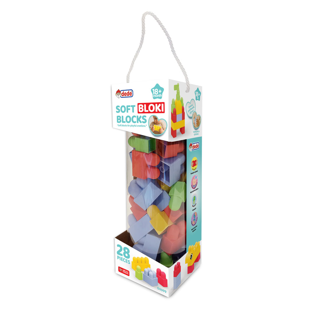 Soft Bloki Blocks 28 Pcs