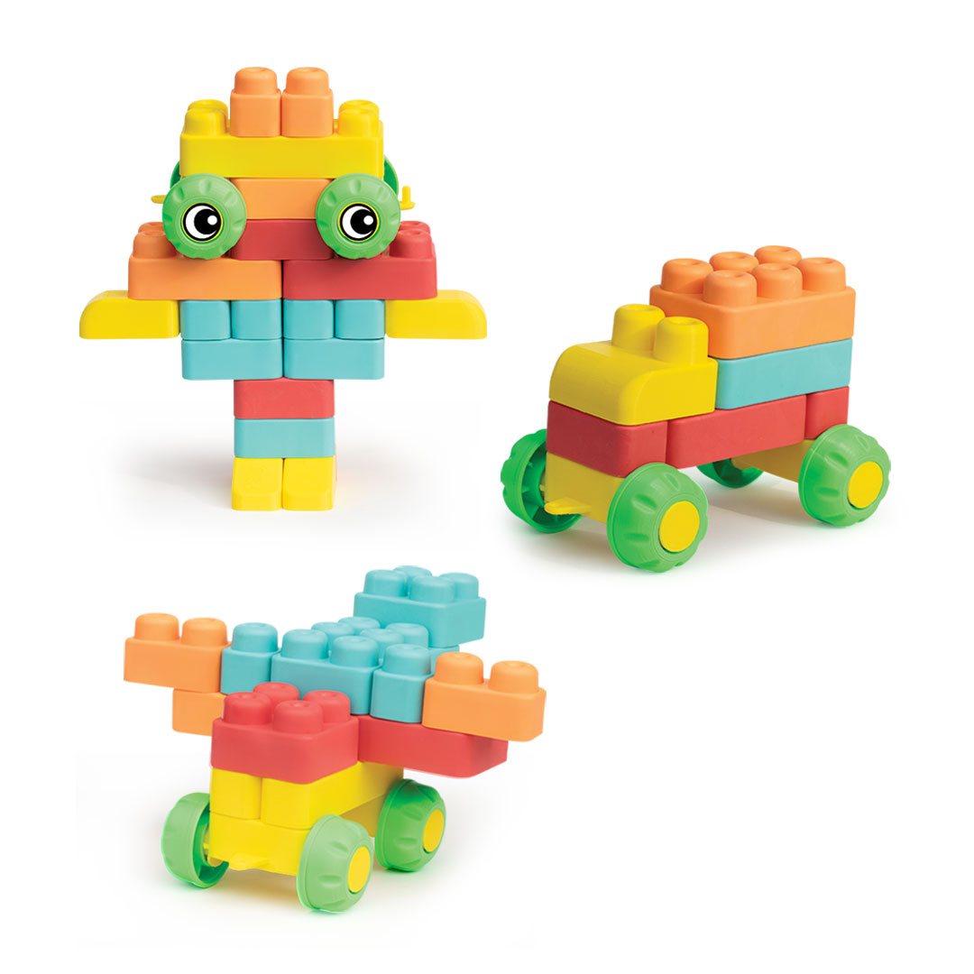 Yumuşak Maxi Bloklar Çanta 32 Parça 