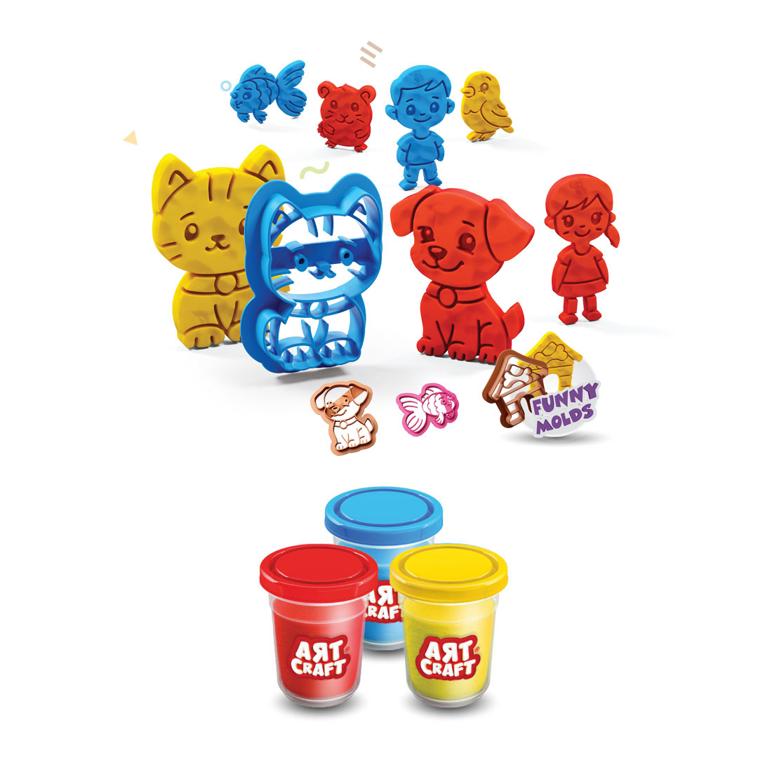 Art Craft Hayvan Dostları Hamur Set 168 Gr