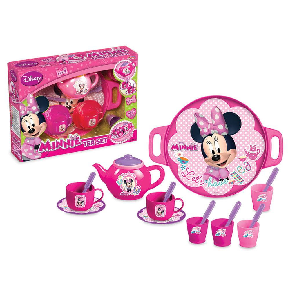 Minnie Mouse Tepsili Çay Seti