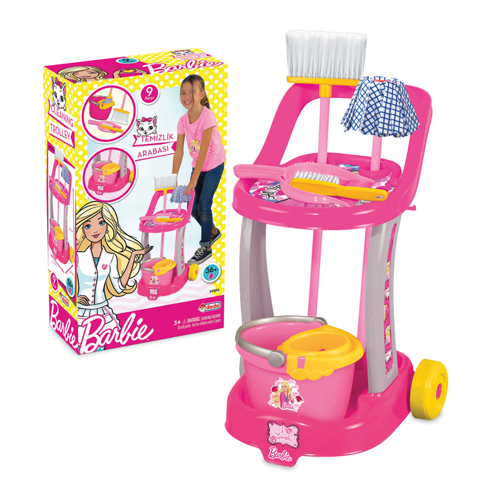 Barbie Cleaning Trolley 