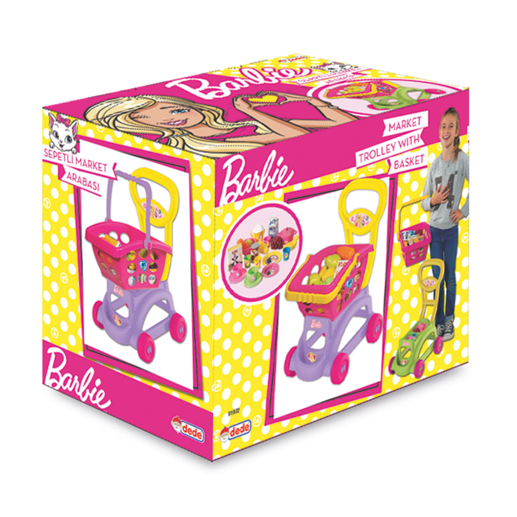 Barbie Sepetli Market Arabası