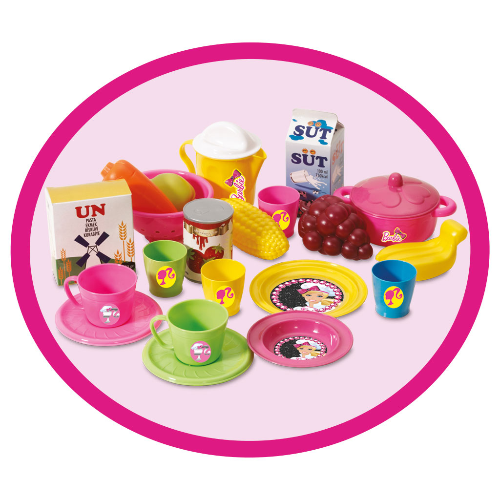 Barbie Sepetli Market Arabası