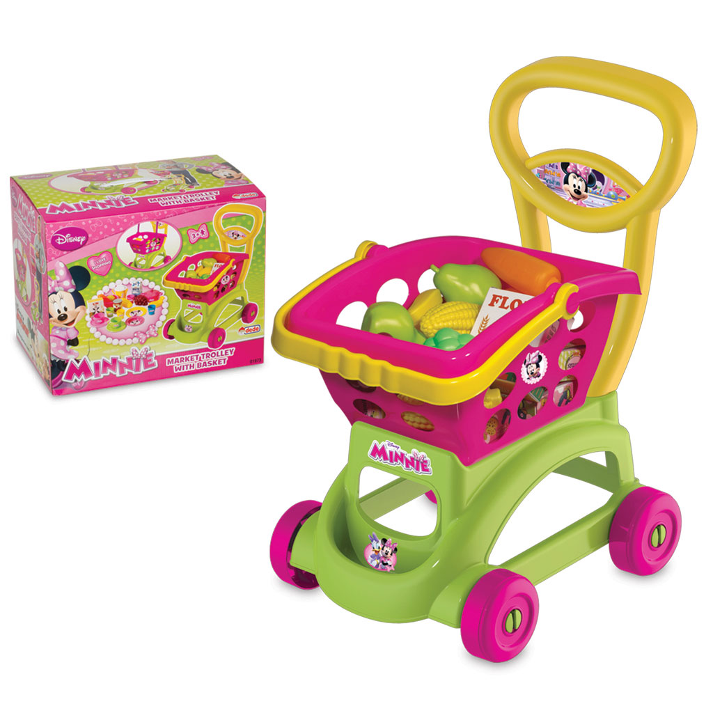 Minnie Mouse Market Trolley With Basket