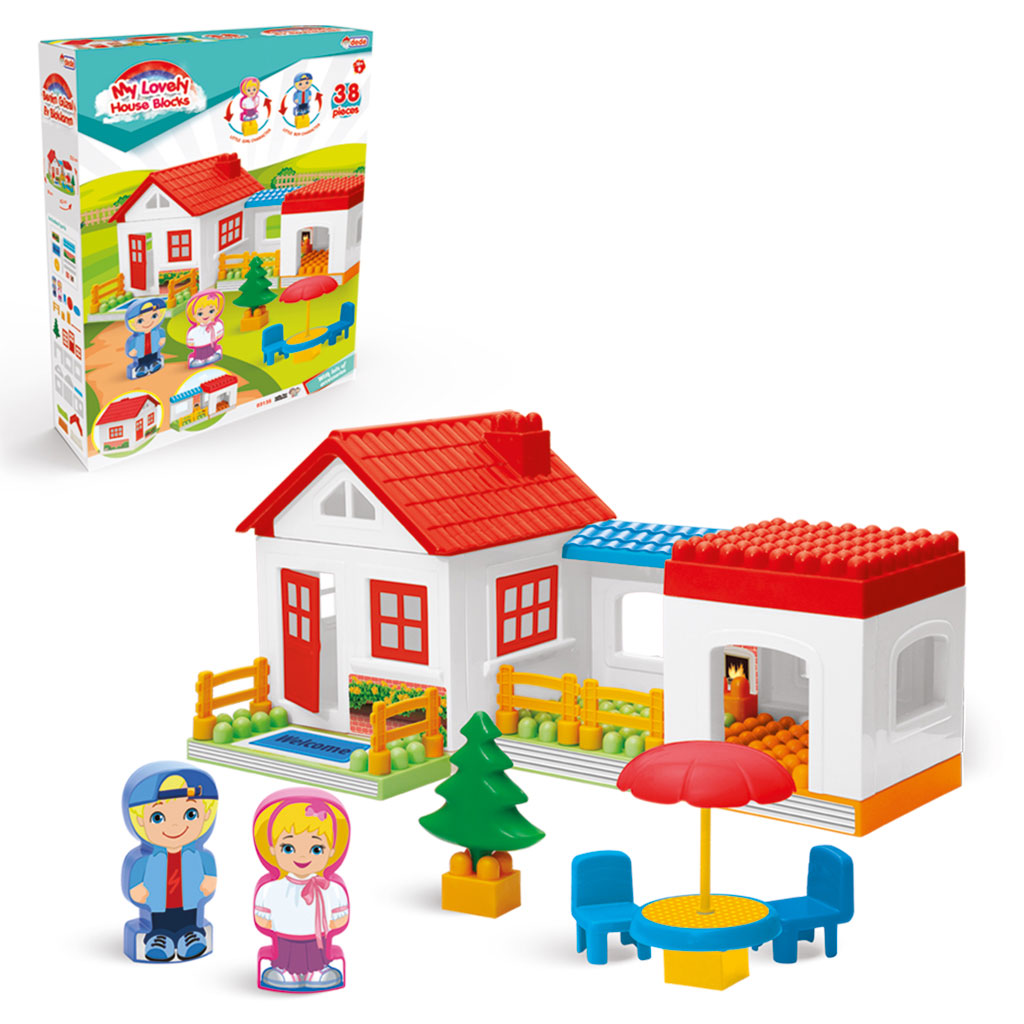 Build Your House Blocks 37 pcs