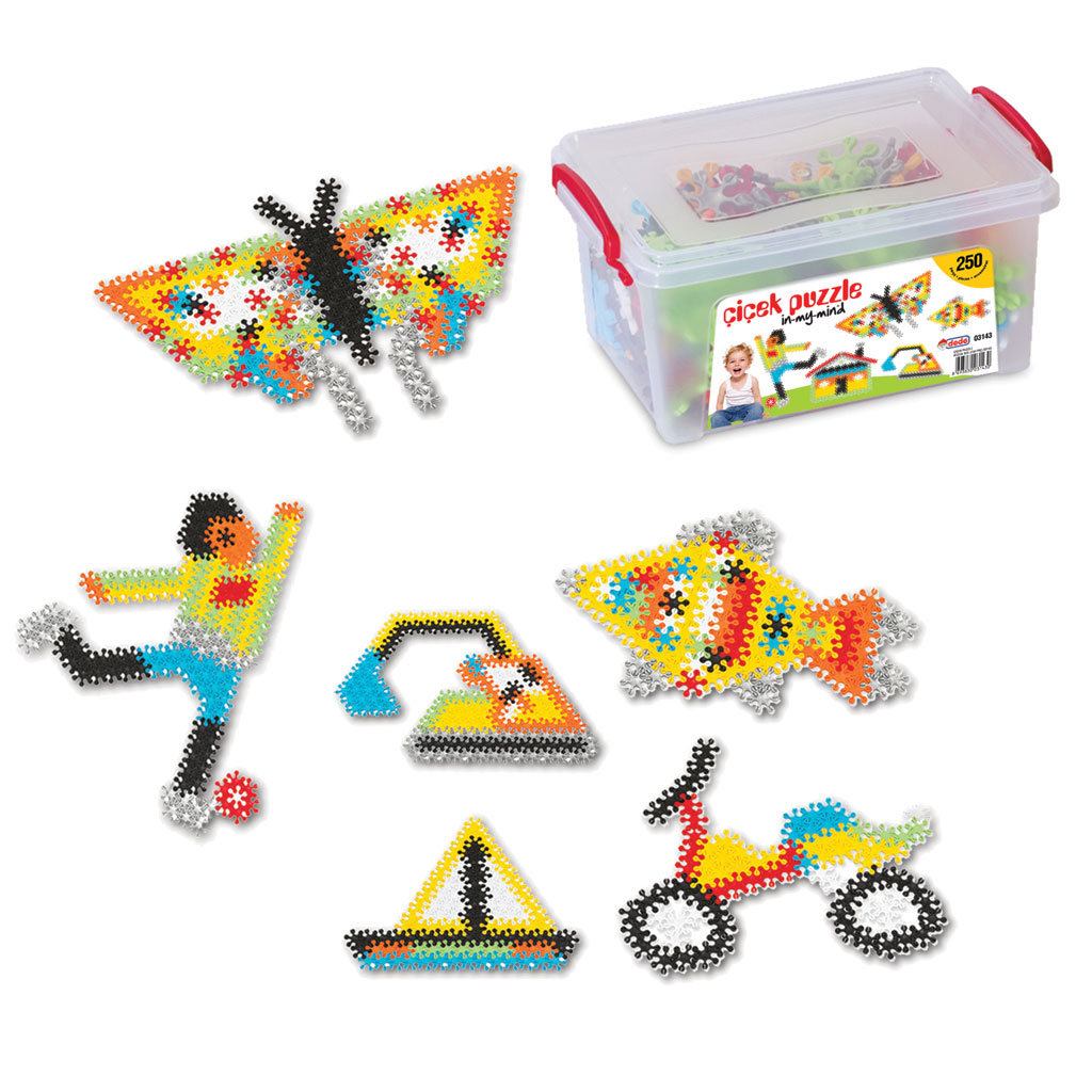 Çiçek Puzzle Küçük Box (250 Parça)