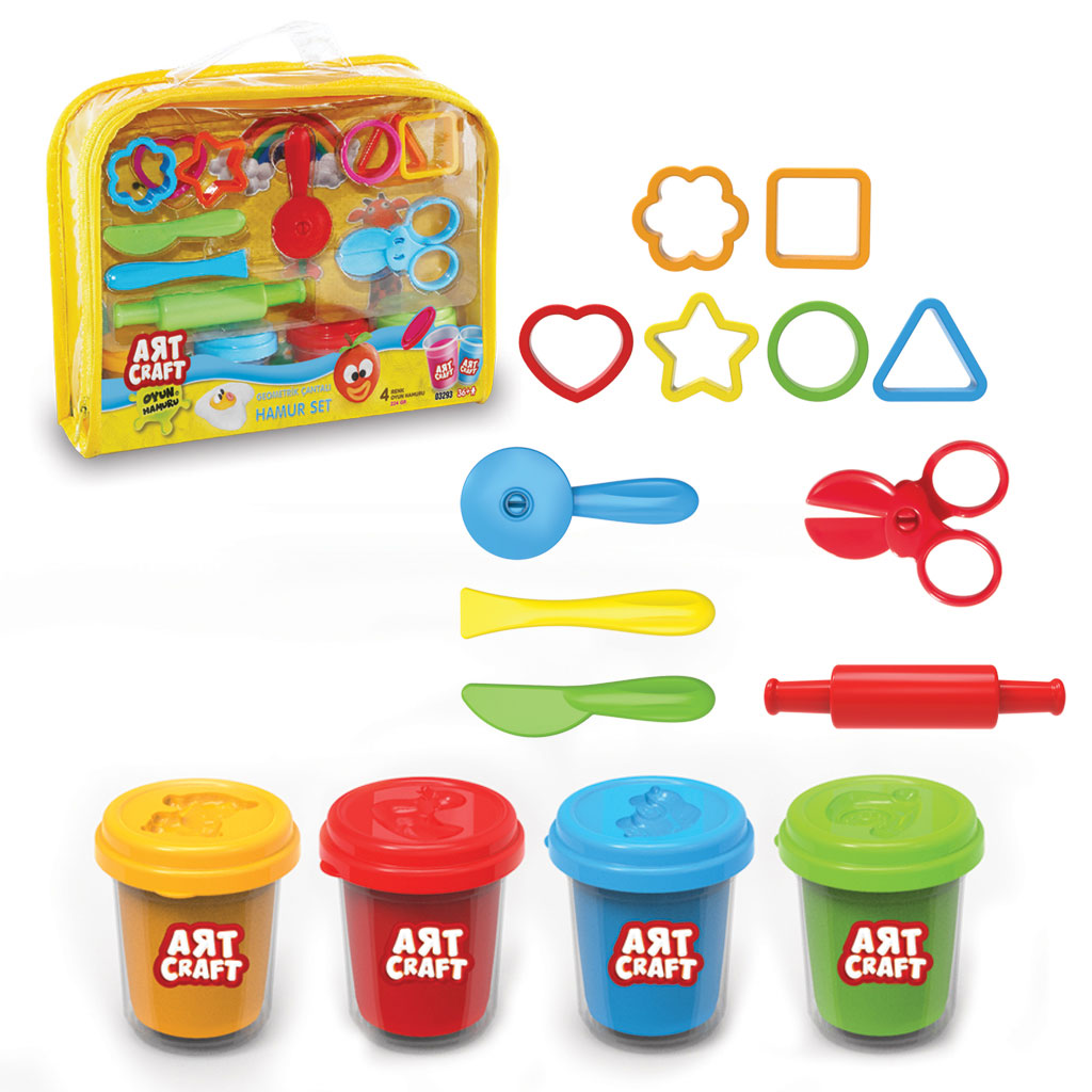 Geometrik Çantalı Hamur Set
