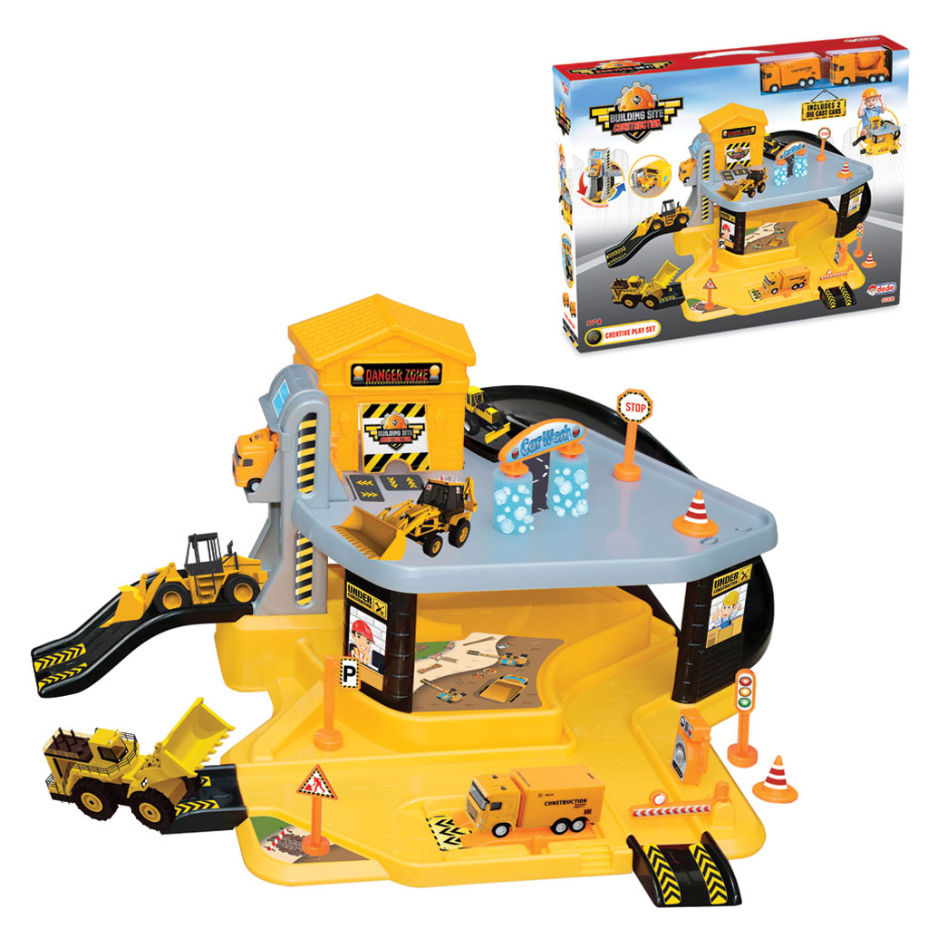 Building Site Construction Garage Set