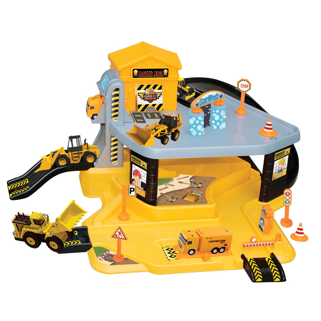 Building Site Construction Garage Set