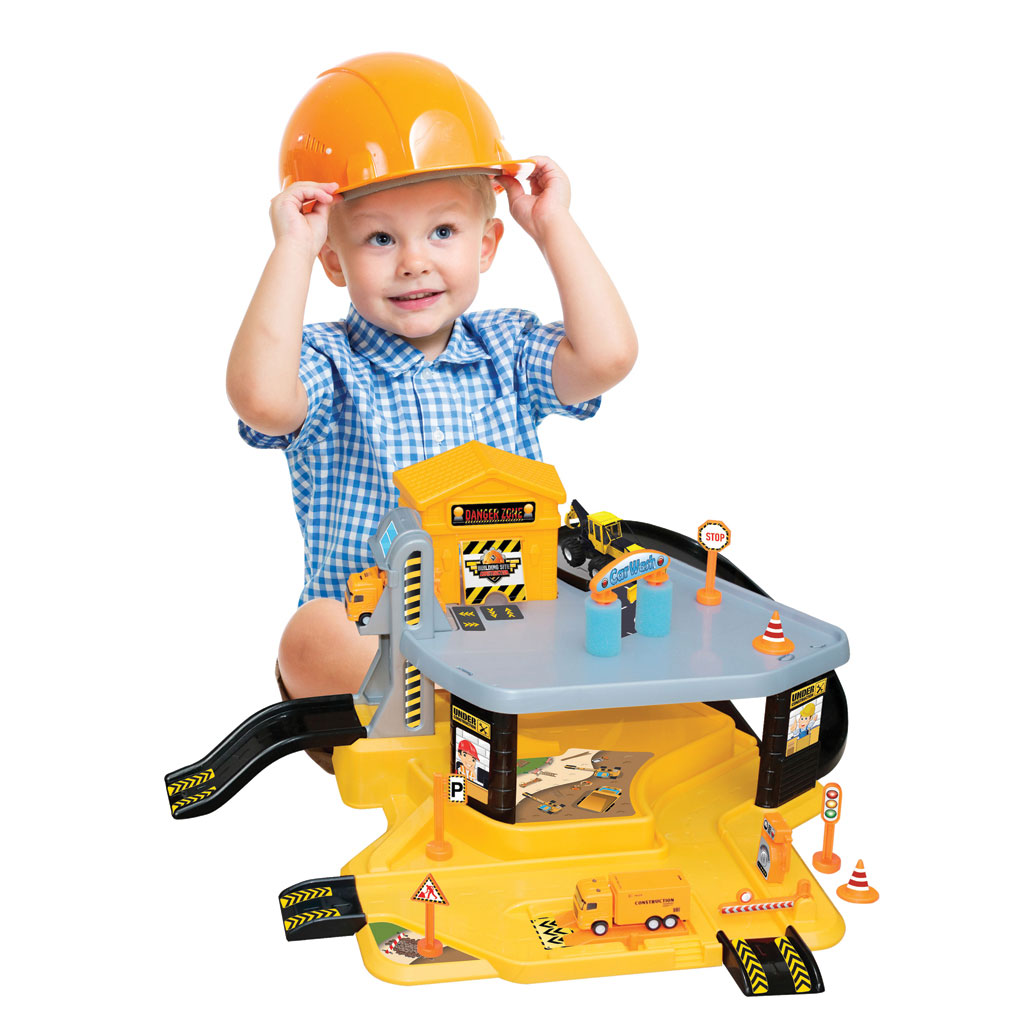 Building Site Construction Garage Set