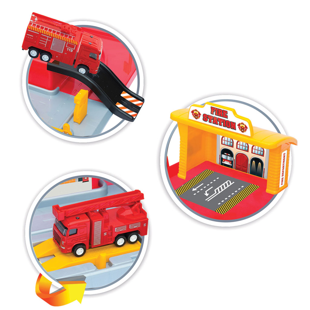 1 Level Fire Station Garage Set