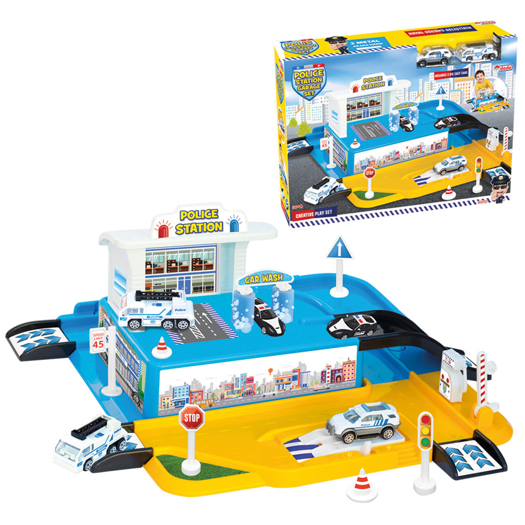 1 Level Police Station Garage Set