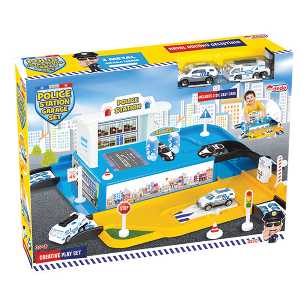 1 Level Police Station Garage Set