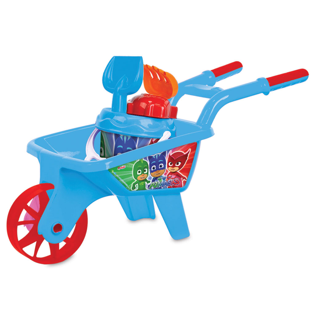 Pj Masks Wheel Barrow Beach Set