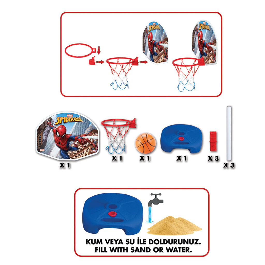 Spiderman Big Basketball Set