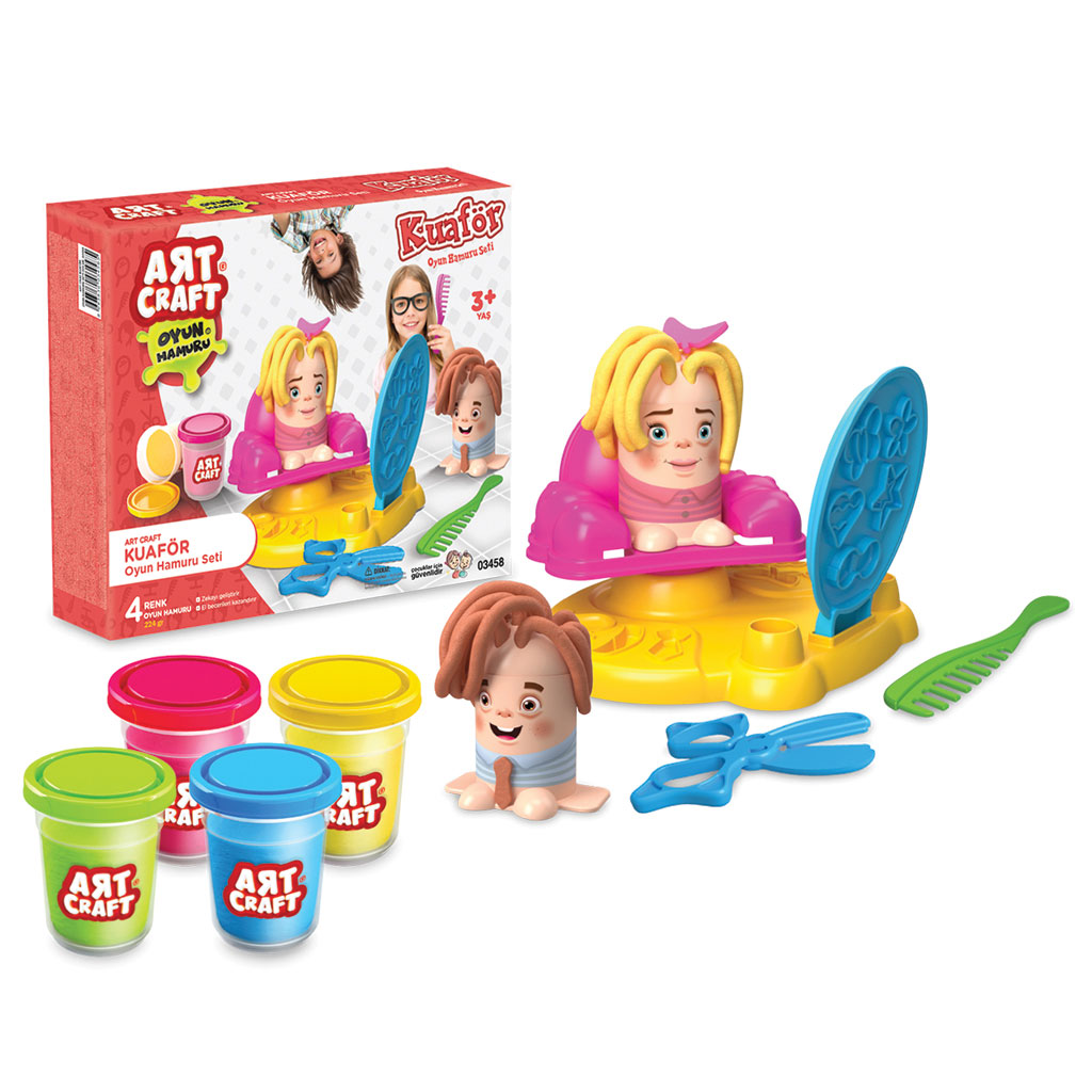 Art Craft Hairdresser Dough Set