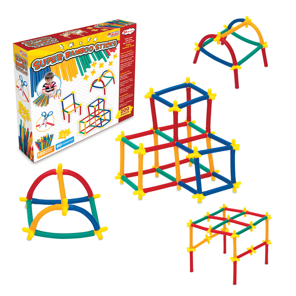 Süper Bambu Çubuklar (200 Parça)