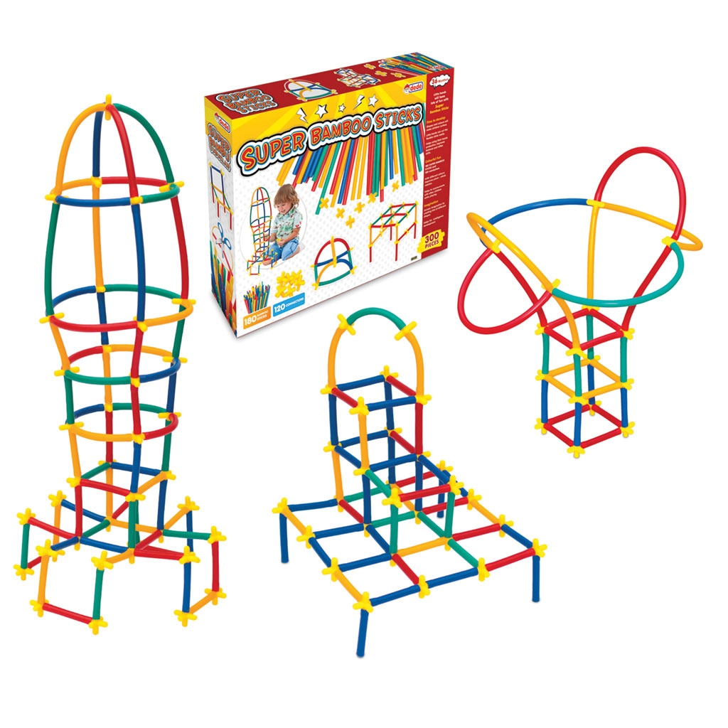 Süper Bambu Çubuklar (300 Parça)