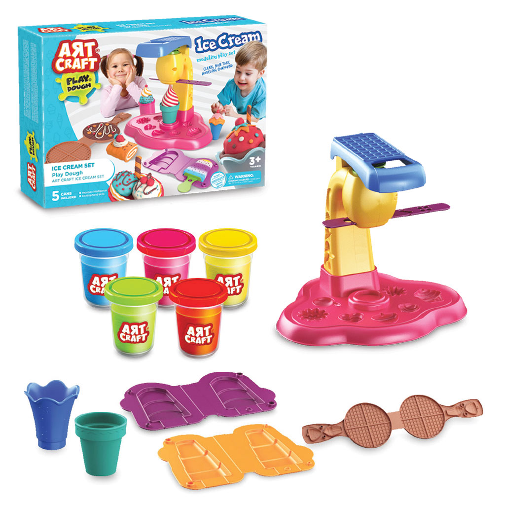 Art Craft Ice Cream Set Play Dough 280 gr