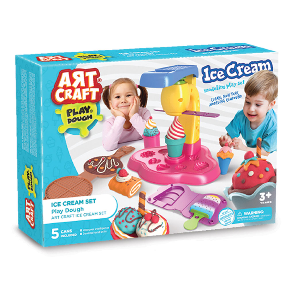 Art Craft Ice Cream Set Play Dough 280 gr