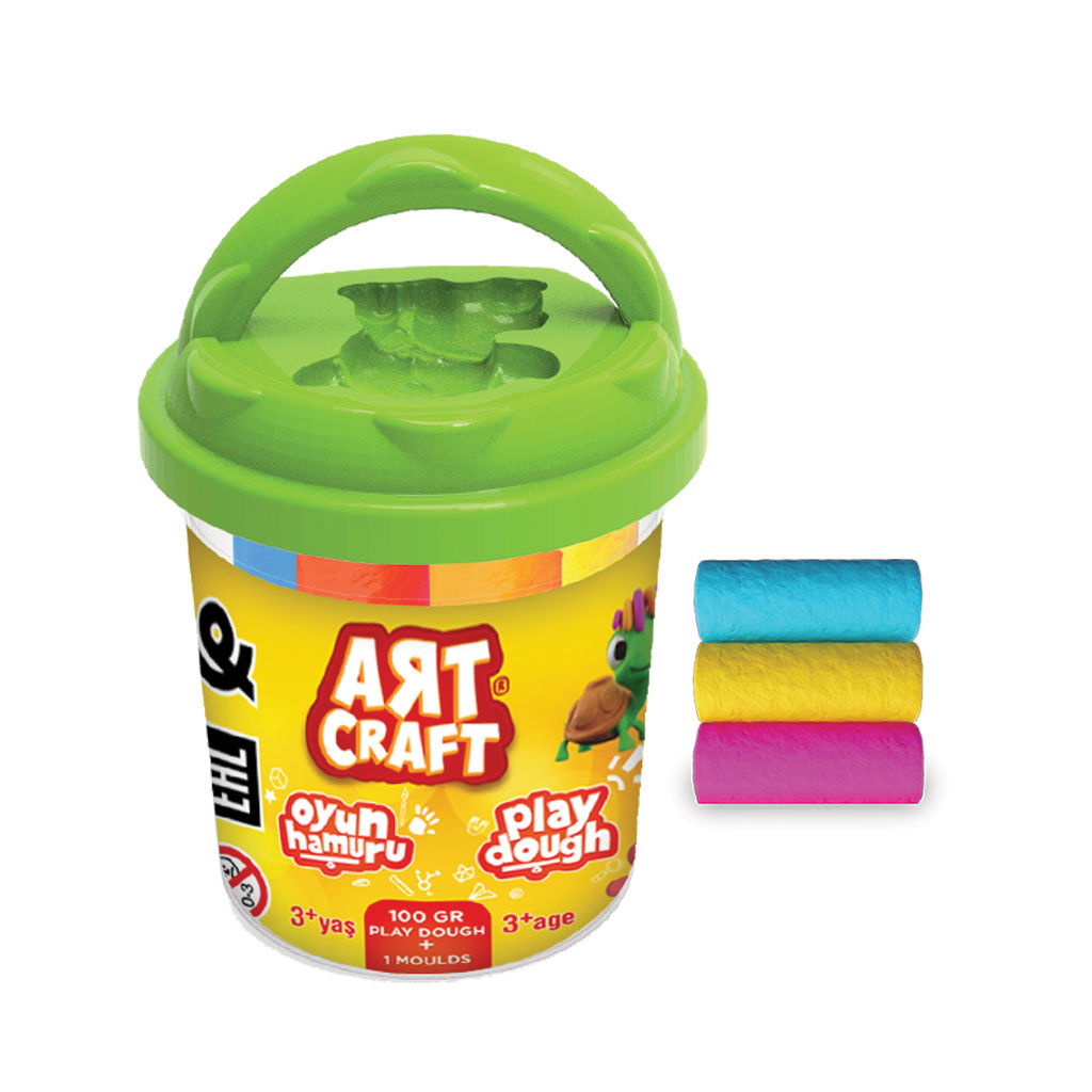 Art Craft Small Bucket 5 Color 100 gr W/1 Mould