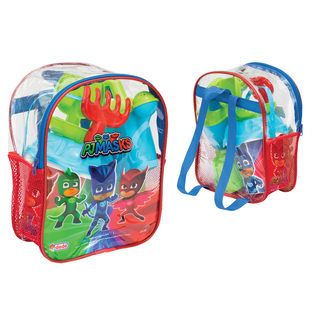 Pj Masks Resimli Sırt Çantalı Plaj Set