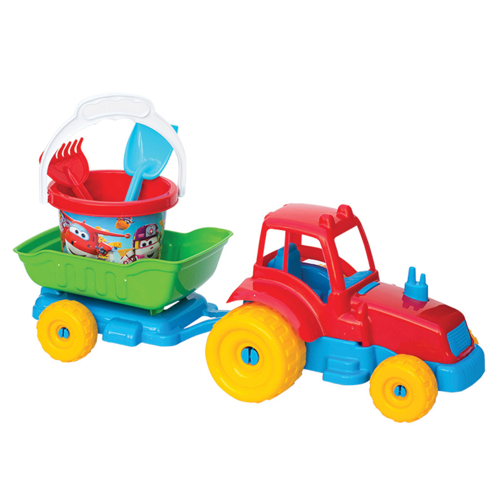 Super Wings Tractor Beach Set