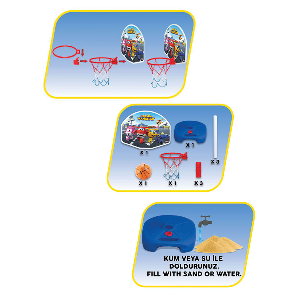 Super Wings Basketball Set