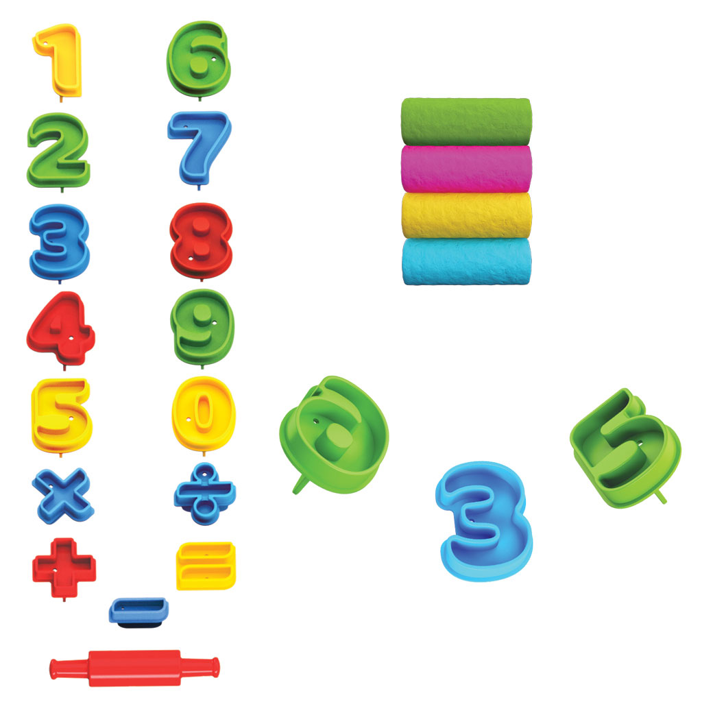 Art Craft 3D Numbers Dough Set 200 gr