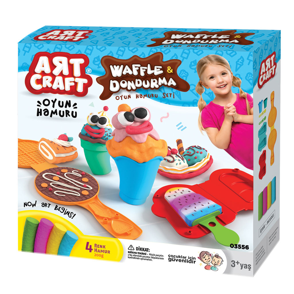 Art Craft Waffles & Ice Cream Dough Set 200 gr