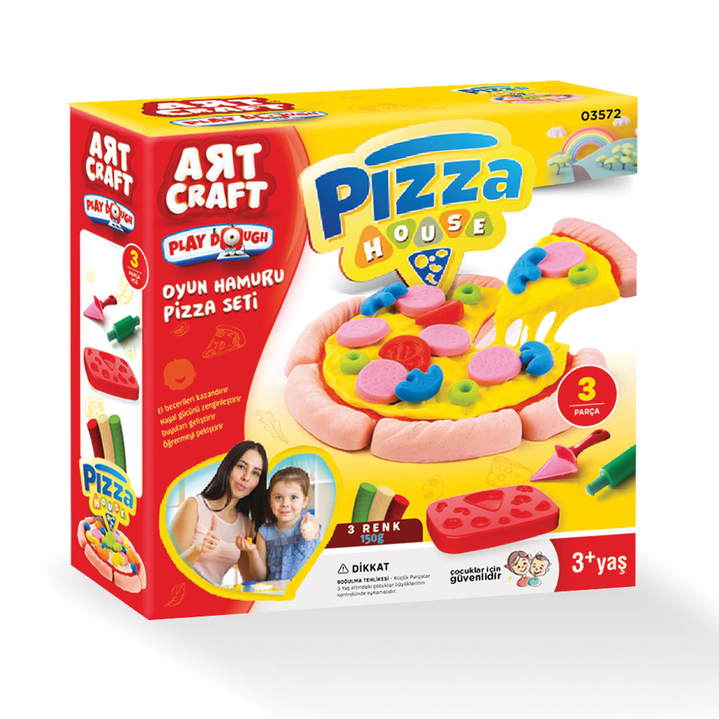 Art Craft Pizza Play Dough Set 150 gr