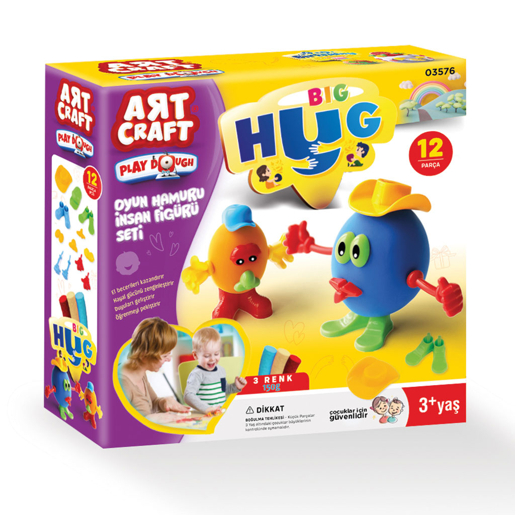 Art Craft Big Hug Play Dough Set 150 gr