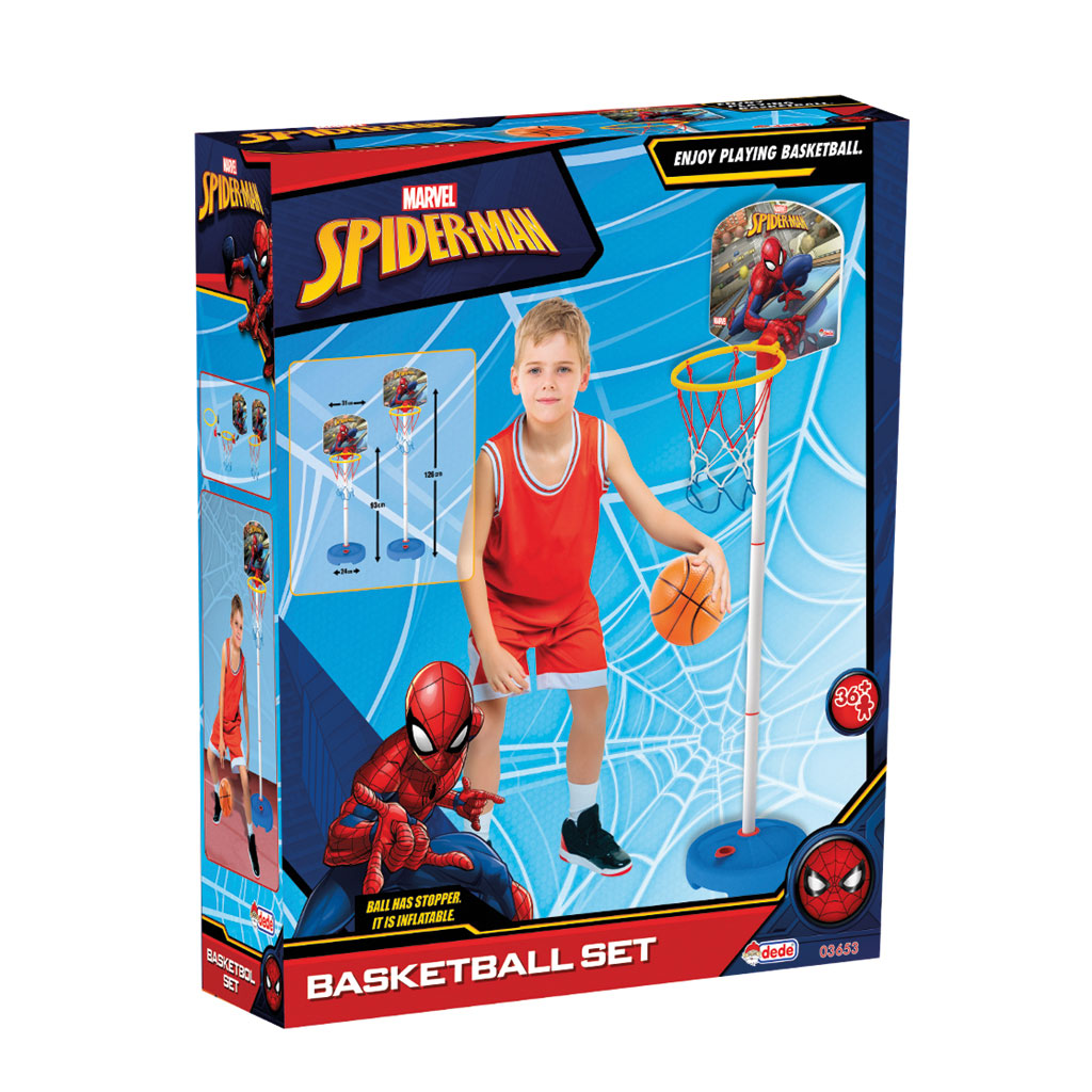 Spiderman Küçük Ayaklı Basketbol Set