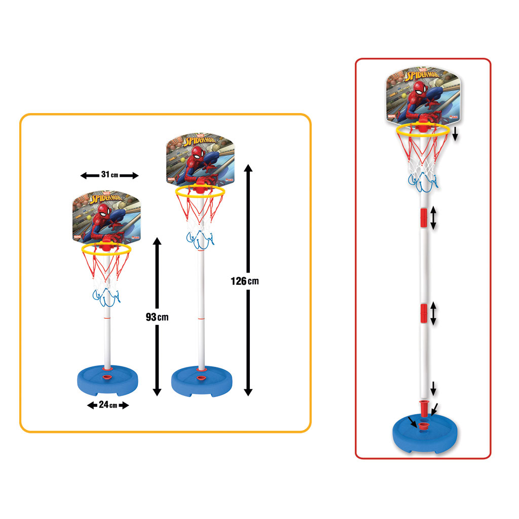 Spiderman Küçük Ayaklı Basketbol Set