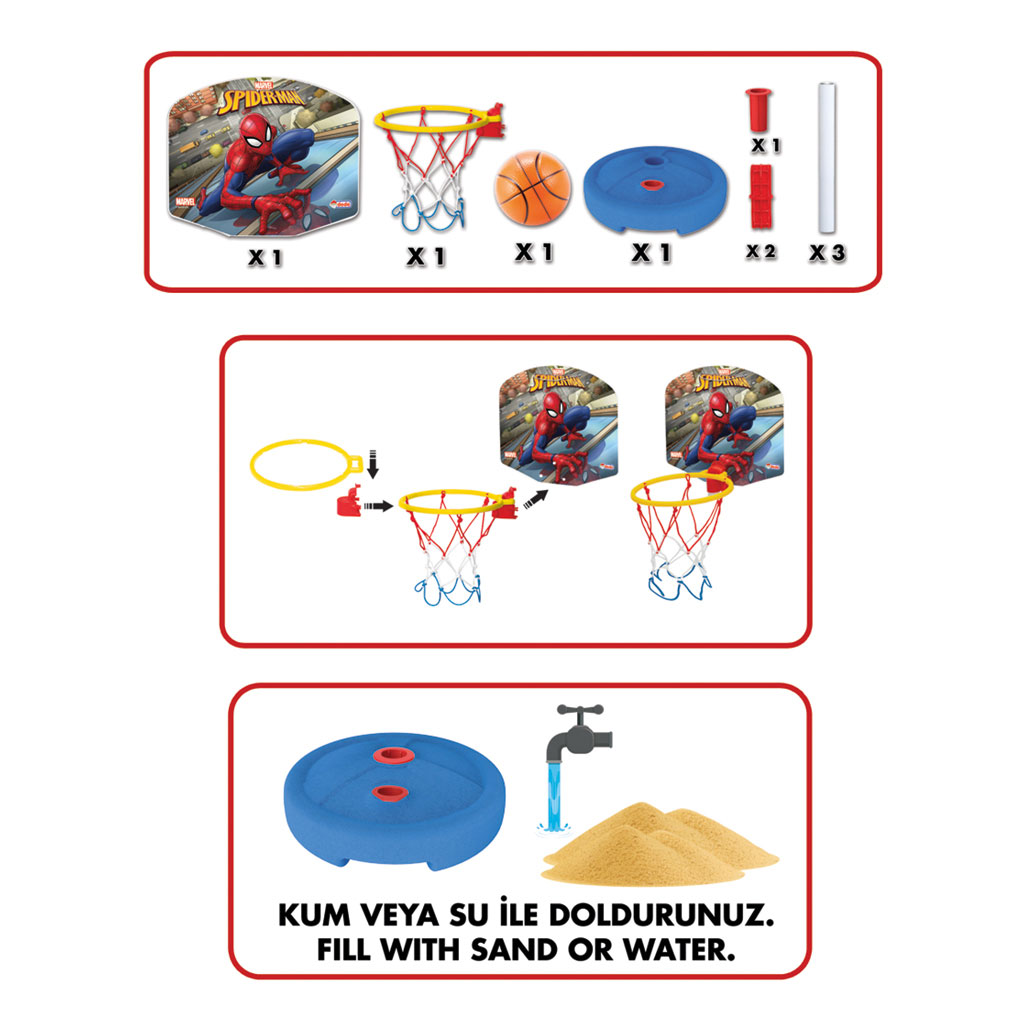 Spiderman Small Basketball Set