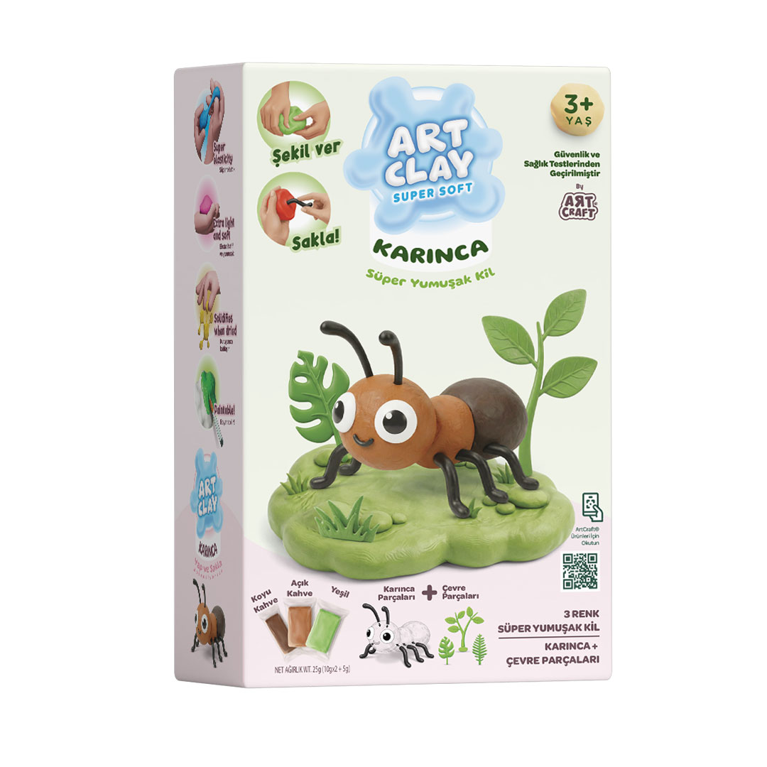 Art Clay Minik Canlılar Süper Hafif Kil