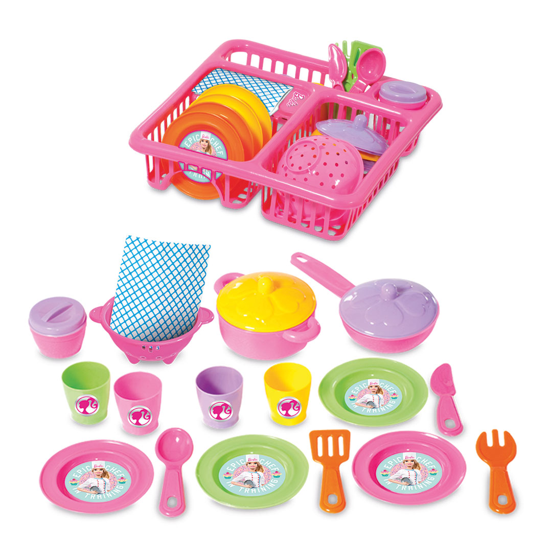 Barbie Dish Rack Set