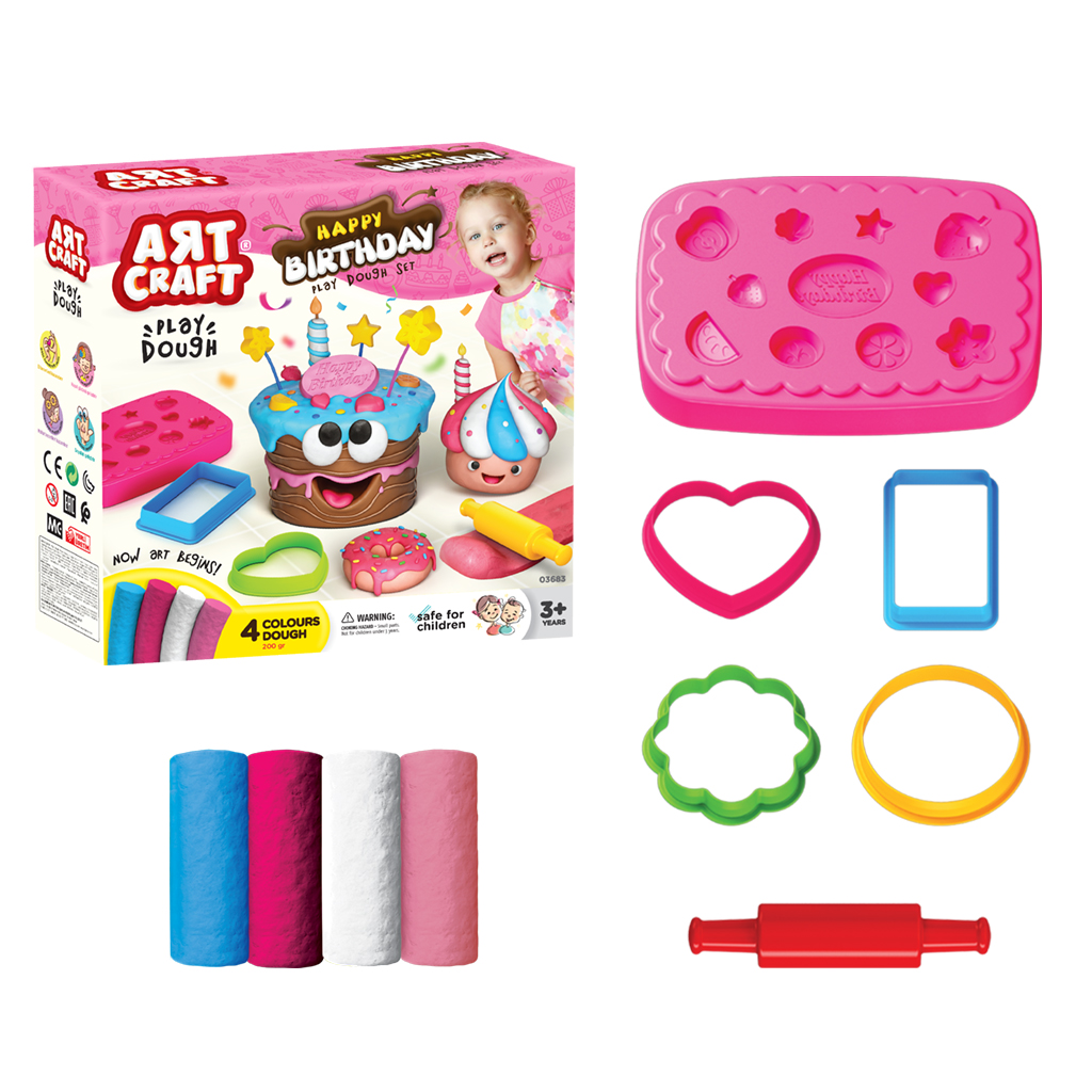 Art Craft Birthday Dough Set 200 gr