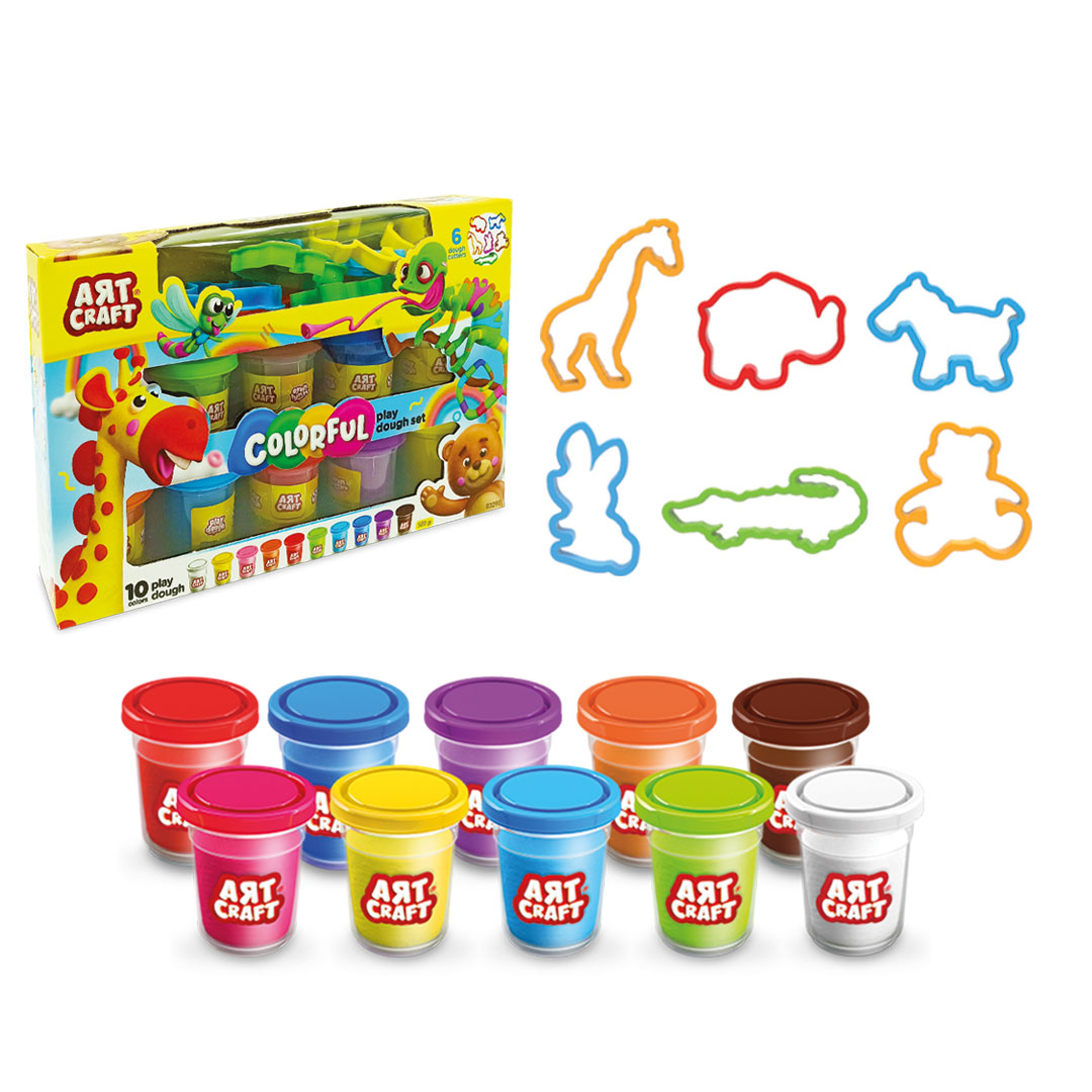 Art Craft Colourful Dough Set 16 pcs 560 gr