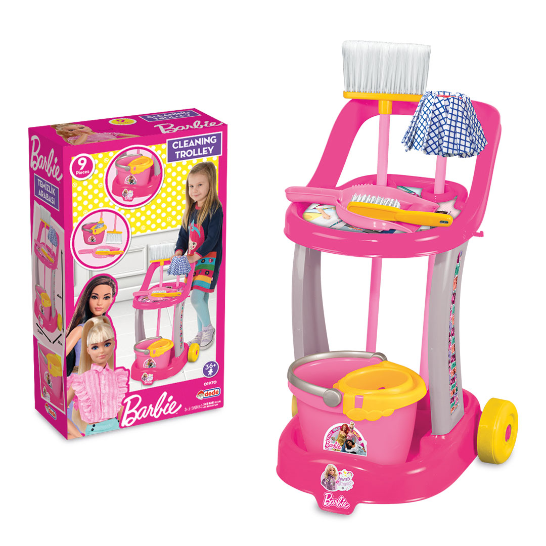 Barbie Cleaning Trolley 