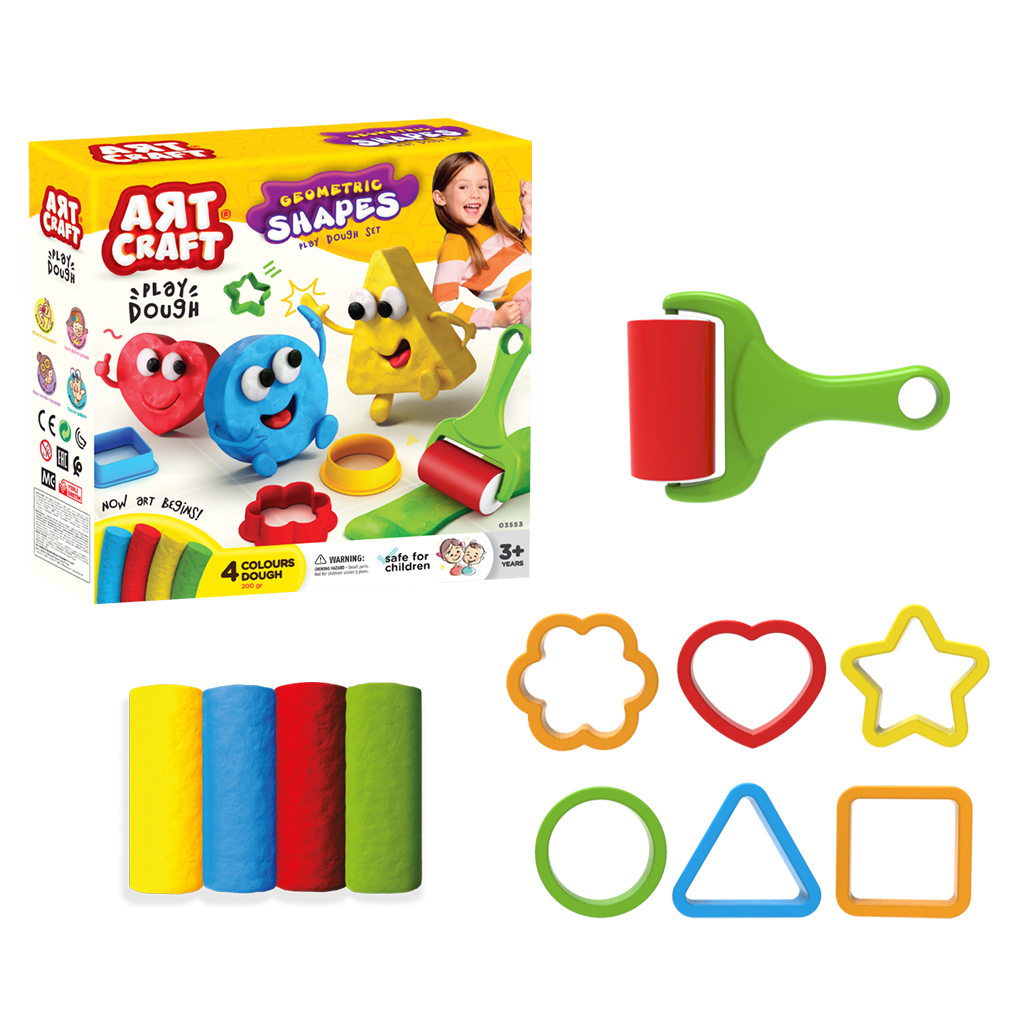 Art Craft Geometric Shapes Dough Set 200 gr