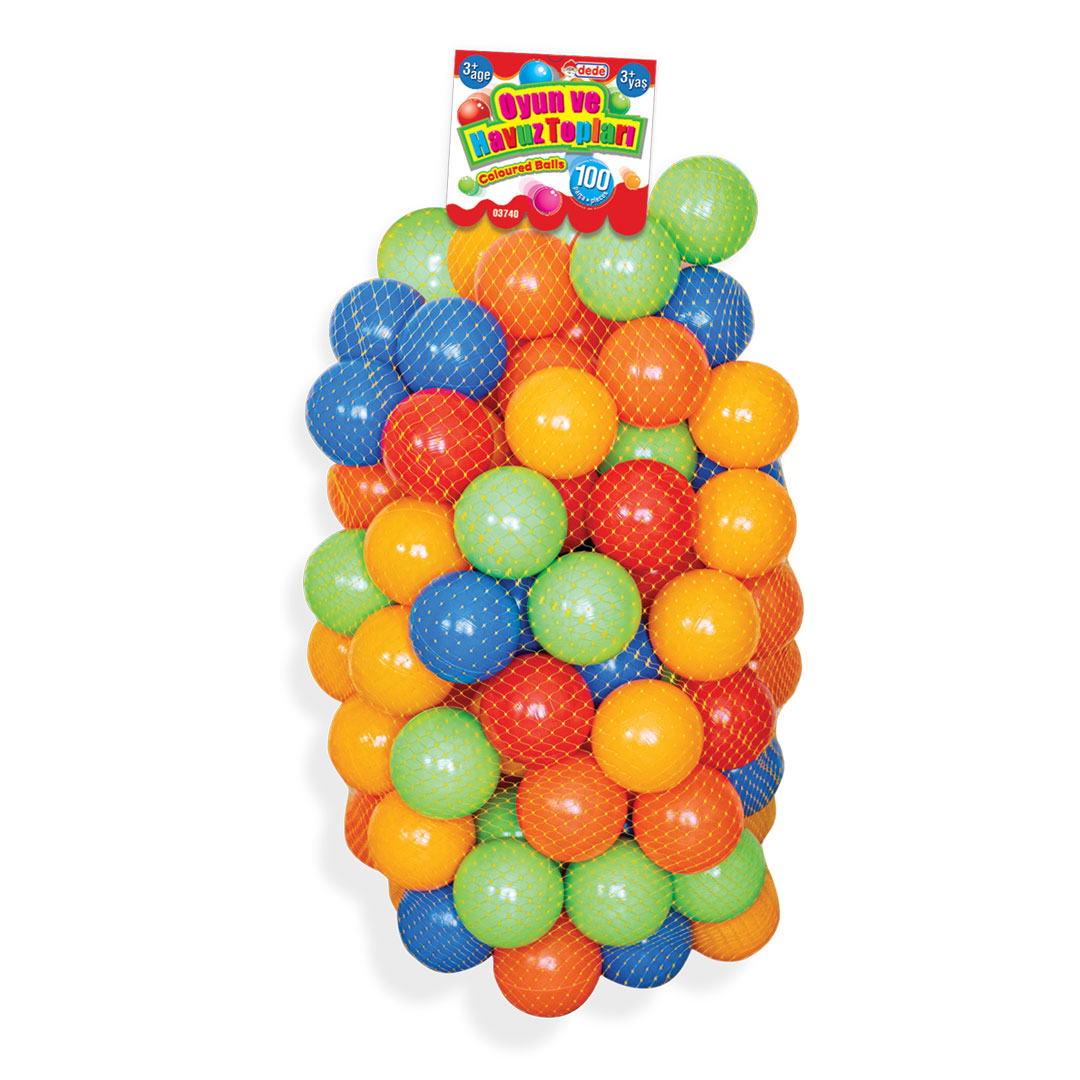 Fun Balls 7 cm 100 pcs in a Bag