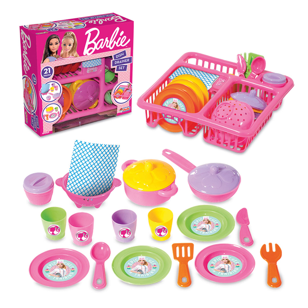 Barbie Dish Rack Set