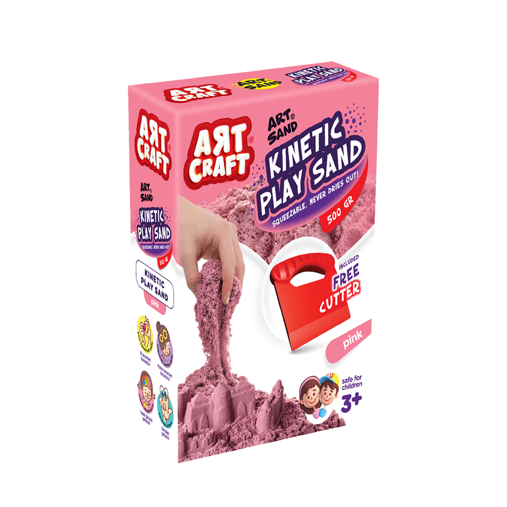 Art Craft 500 gr Modelling Sand Pink